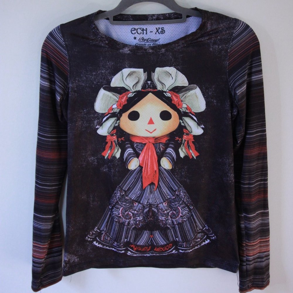Ay Güey long sleeve top- Mexican Doll
